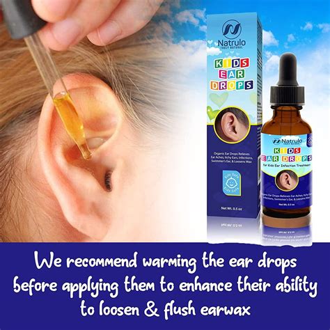 Organic Natrulo Kids Ear Drops | Ear Infection Treatment & Relief ...