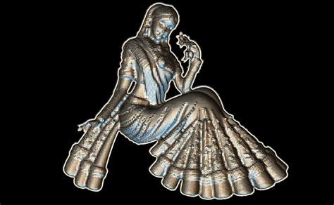 Indian Queen 3D Model | Indian Tradition