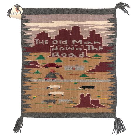 Julia R. Tom, Navajo "The Old Man Down the Road" Pictorial, c.1970 ...