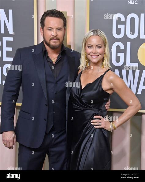 Beverly Hills, United States. 10th Jan, 2023. Cole Hauser and Cynthia Daniel arrive for the 80th ...