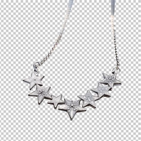 Silver necklace | Premium AI-generated PSD