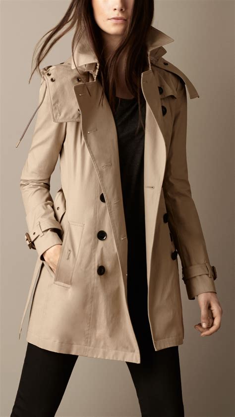 burberry mid length trench coat