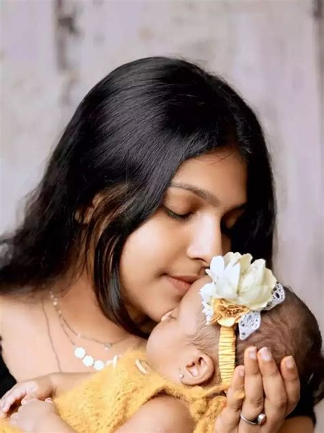 Adorable clicks of Arya Parvathi with her baby sister | Times of India