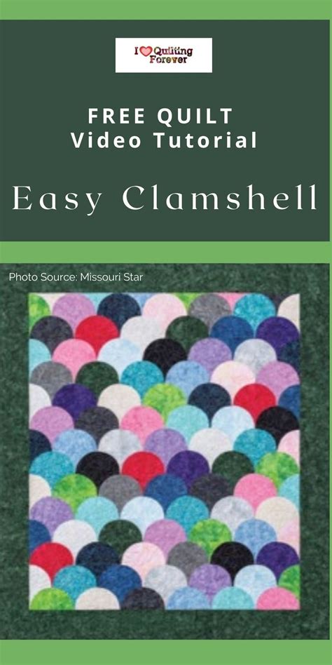 Image result for Clamshell Quilt Tutorial