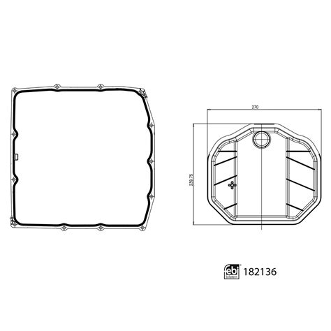 febi | 182136 | Komplet uljnih filtera za menjač za automatski menjač ...
