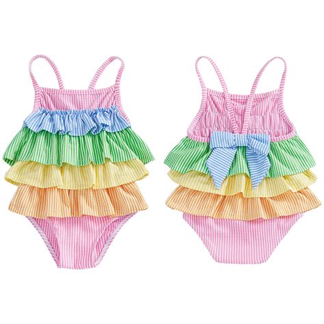 Ccpelsie Girl's Swimwear Toddler Littler Girls One Piece Swimsuit ...