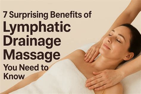7 Surprising Benefits of Lymphatic Drainage Massage You Need to Know — LondonCryo