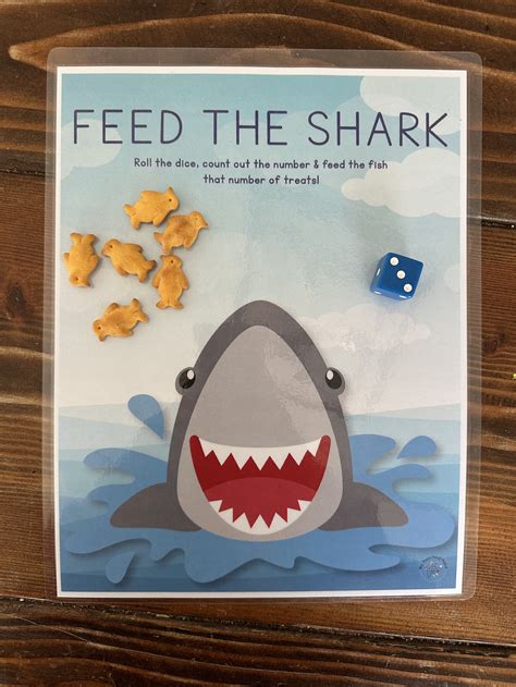 Feed the Shark Math Game — My Preschool Place