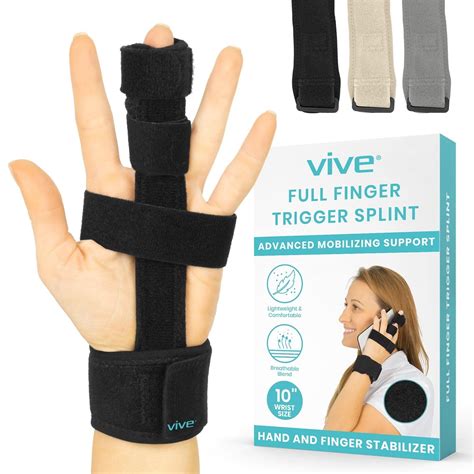 Vive Trigger Finger Splint Full Hand And Wrist Brace Support ...