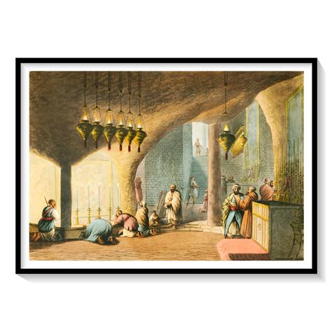 The Grotto of the Nativity in Ottoman Dominions: Buy Turkish Painting ...