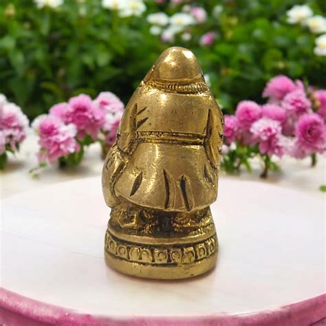 Brass Laughing Buddha – Standing Idol for Good Luck – Timeshopee