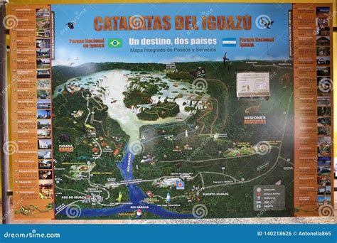 Iguazu Falls Map