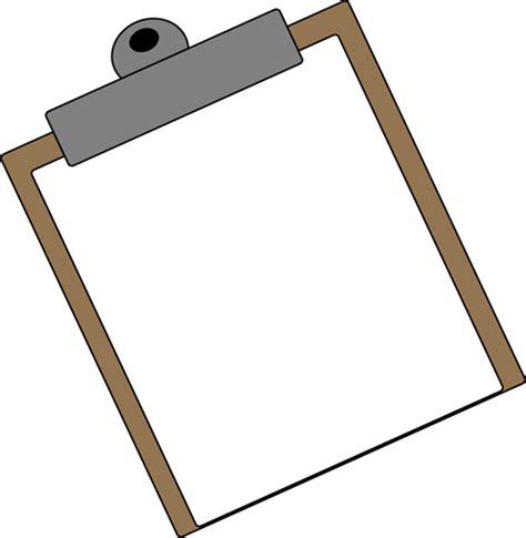 Clipboard Clip Art - Clipboard Vector Image