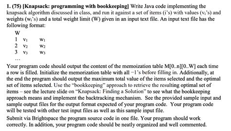 Image result for Knapsack Algorithm Code Java