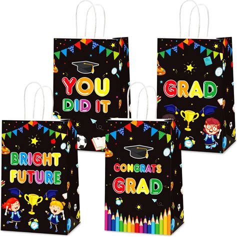 Amazon.com: 120 Pcs Preschool Graduation Gift Bags for Kids, Include 60 ...