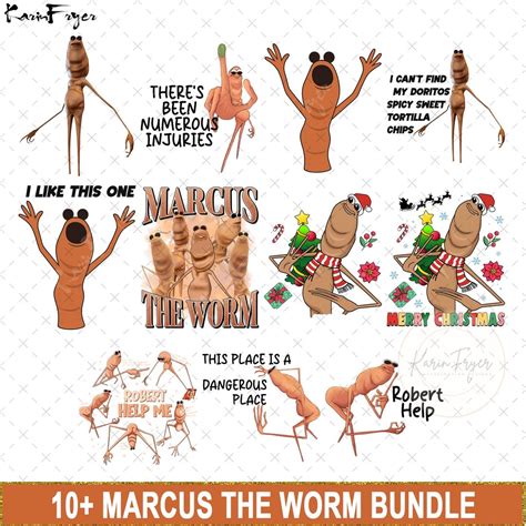 10+ Marcus the Worm PNG Bundle, Marcus the Worm PNG, Im Looking for ...