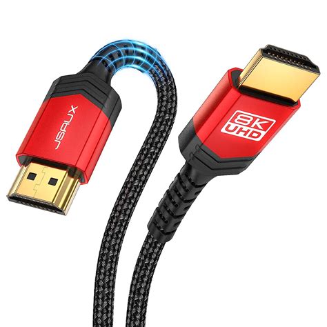 JSAUX Long HDMI Cable 25FT 48Gbps 8K & 4K HDMI2.1 Ultra High Speed Cord ...