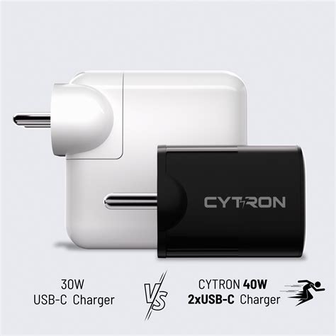 40w Cytron Atom-II Dual Port USB-C Charger – CYTRON