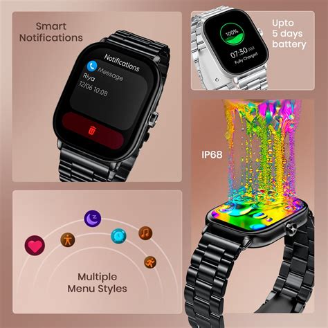 Buy Online Fastrack Radiant FX2 Luxury Metal Smartwatch with largest 5. ...