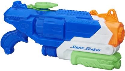 Nerf SuperSoaker Breach Water Blaster, 1.4ltr Water Tank, Branded Holi ...