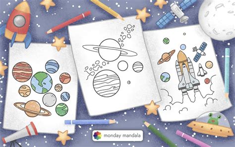 Solar System Free Coloring Pages
