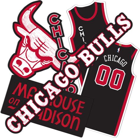 DesertCactus Buy Chicago Bulls NBA City Edition Stickers at Ubuy India