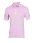 Greg Norman Waves Lines Golf Polo T shirt - Blue Duck – golfbuyindia