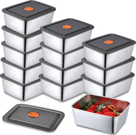 Amazon.com: Yiyiring 16 Pack 9 oz Stainless Steel Container Stainless ...