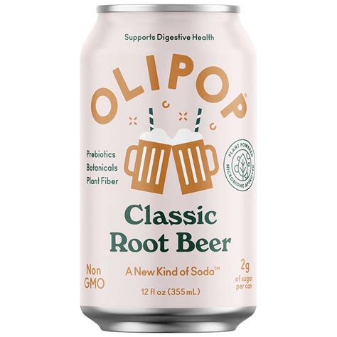 Olipop - Root Beer 12/12oz - Pete's Milk Delivery