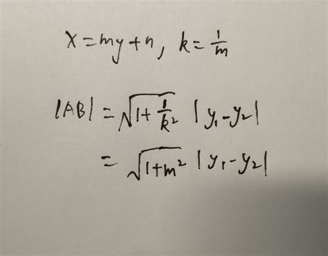 弦长公式 的图像结果