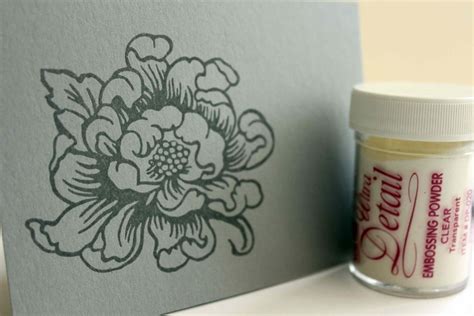 How to Use Embossing Powder On Embossed Paper 的图像结果