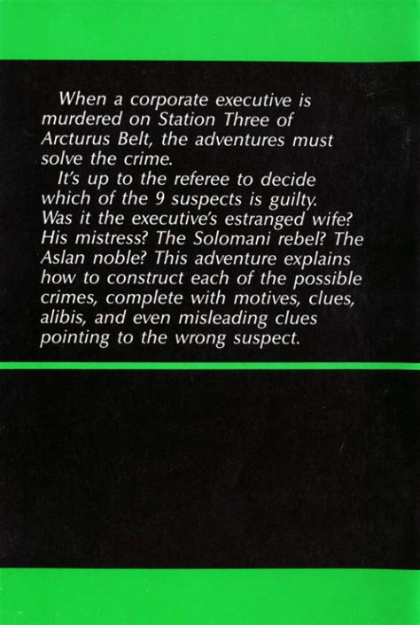 Murder on Arcturus Station – Indie RPG Newsletter