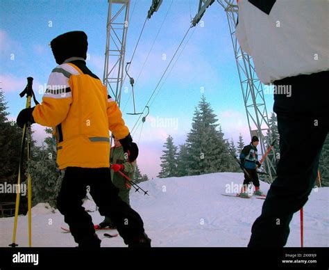 The dangers of skiing and how to deal with them on ski slopes are dangers Stock Photo - Alamy