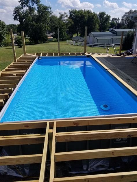 Image result for Intex Pool Set Up 12X24
