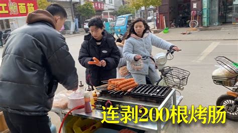 路边烤肠摊,时尚生活,生活百科,摄影素材,汇图网www.huitu.com