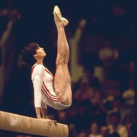 Queen of gymnastics Nadia Comaneci : r/olympics