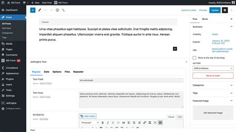 Image result for Jet Engine Plugin Post Type