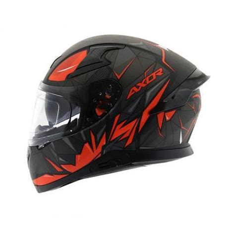 AXOR HELMET - APEX HUNTER HELMET BLACK ORANGE – LRL Motors