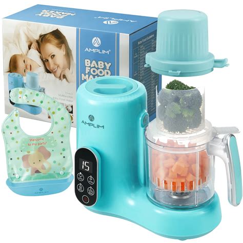 Amazon.com : Amplim Baby Food Maker | Baby Food Processor | Baby Food ...