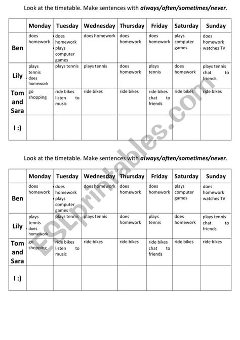 Image result for Present Simple for Timetable