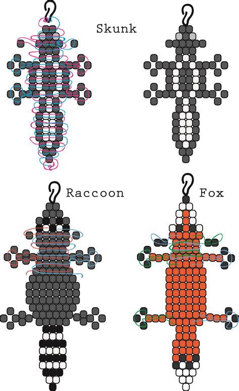 Image result for Bead Keychain Patterns