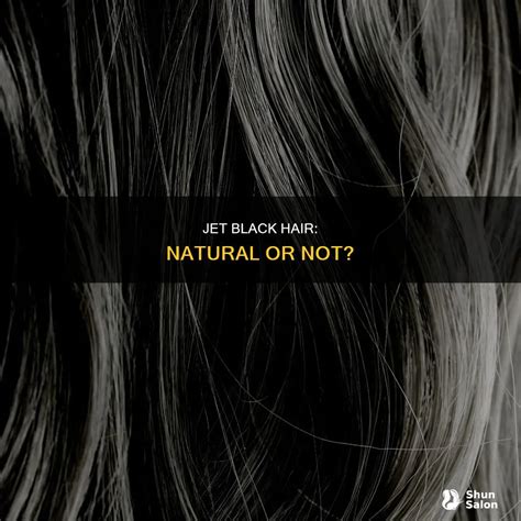 Jet Black Hair: Natural Or Not? | ShunSalon