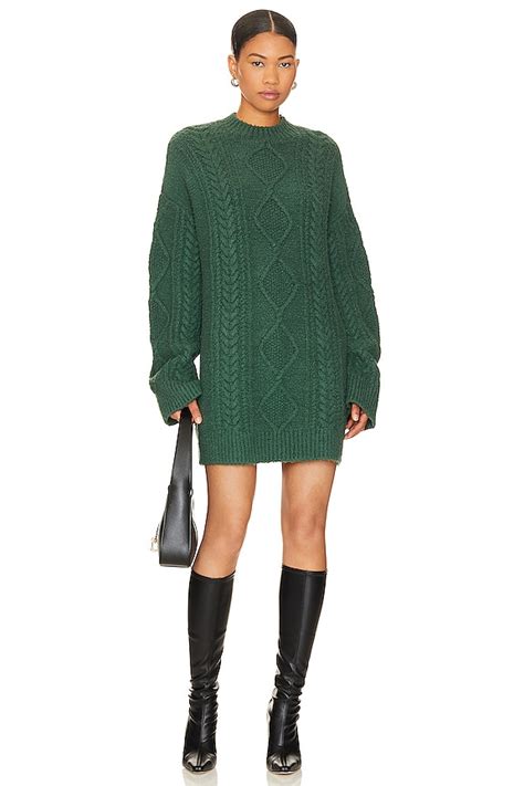 Lovers and Friends Garcelle Sweater Dress in Forest Green | REVOLVE