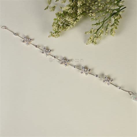 Gold Tone Stone Flexible Hair Jewellery