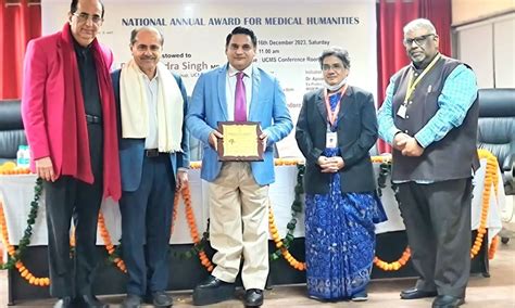 UCMS Professor Dr Satendra Singh conferred National Annual Award for ...