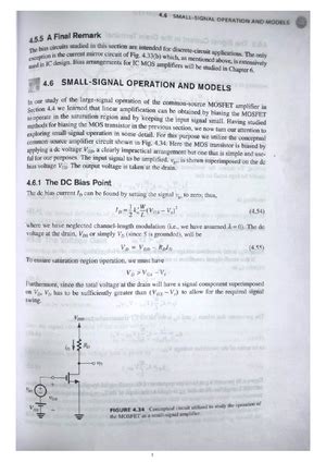 Mosfet CS Amplifier WITH Source Notes - replaced its T 400 because it ...