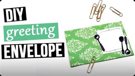 DIY Greeting Envelope Video | Discover Fun and Educational Videos That ...