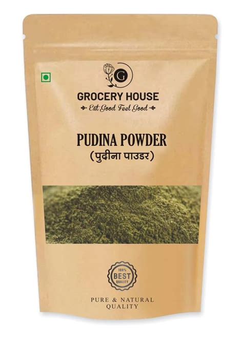 GROCERY HOUSE Pudina Powder for Food (100 Grams) : Amazon.in: Grocery ...
