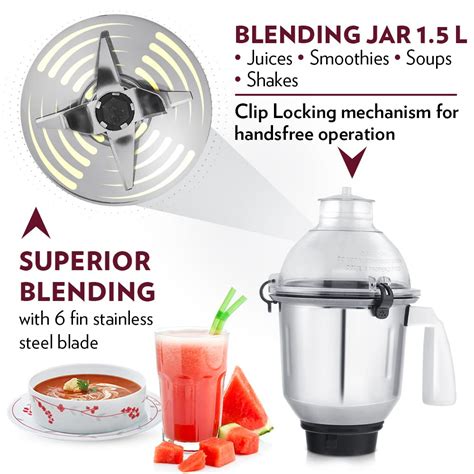 Buy Supermax Mixer Grinder - Red 750W at Best Price Online in India ...