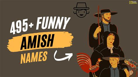 495+ Cool & Funny Amish Names - Names Crunch